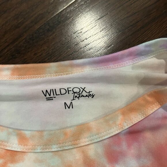BNWT Wildfox Intimates Rainbow Cloud Pajamas size Medium - Picture 3 of 6